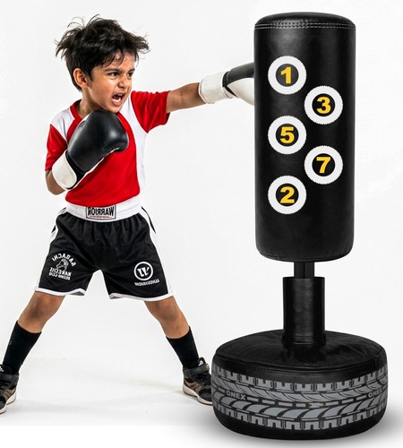 Kids free standing punch bag - standing,