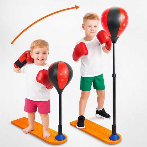 Kids punch ball with - kids,